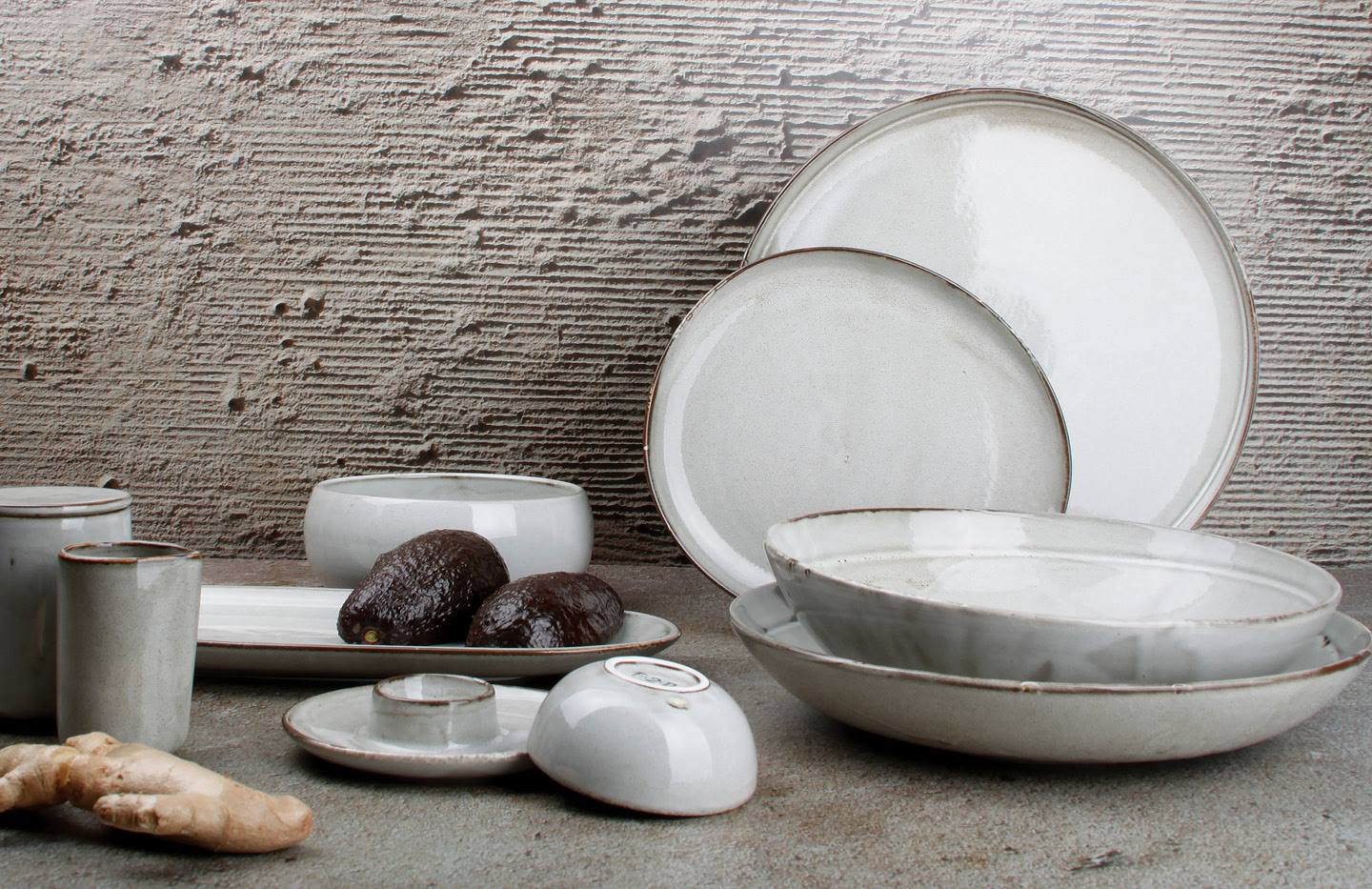 Grey Ceres Bord 25 cm - Afbeelding 2