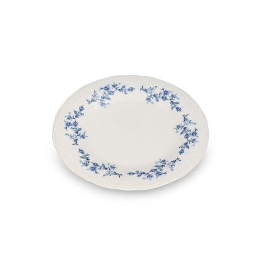 Retro Flower Blue Bord 27,5 cm - Afbeelding 3
