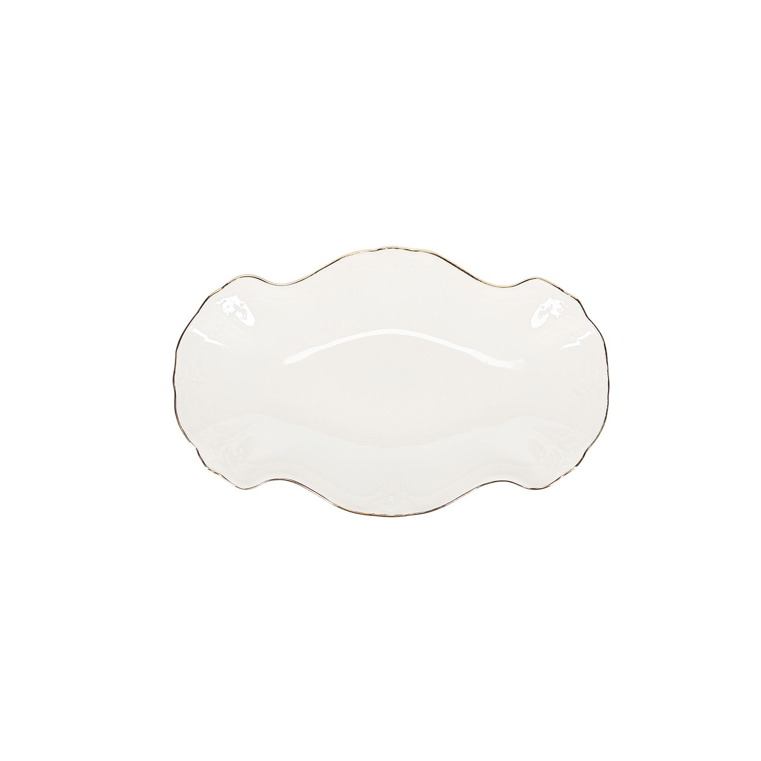 Retro Gold Serveerschaal 26 cm