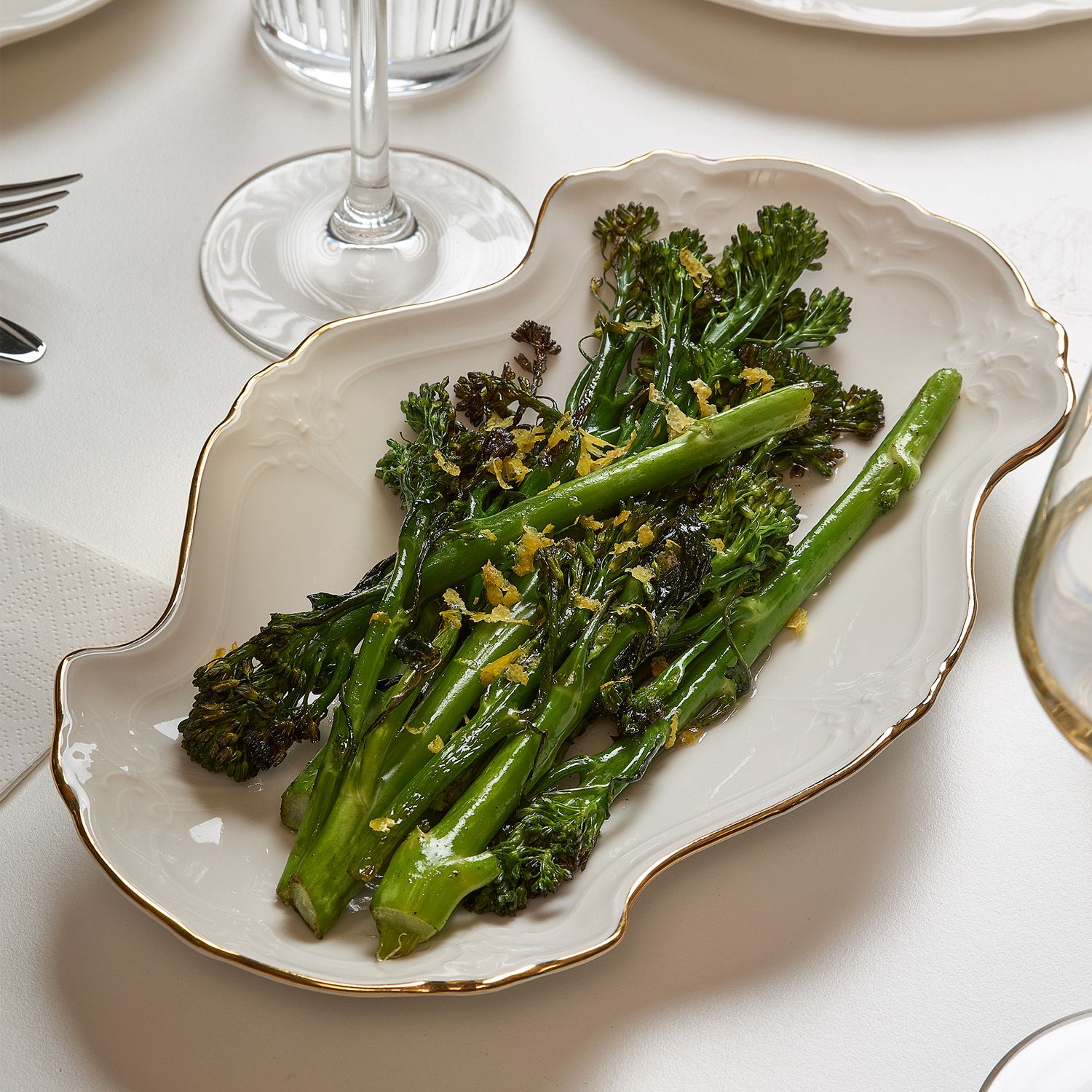 Retro Gold Serveerschaal 26 cm - Afbeelding 2