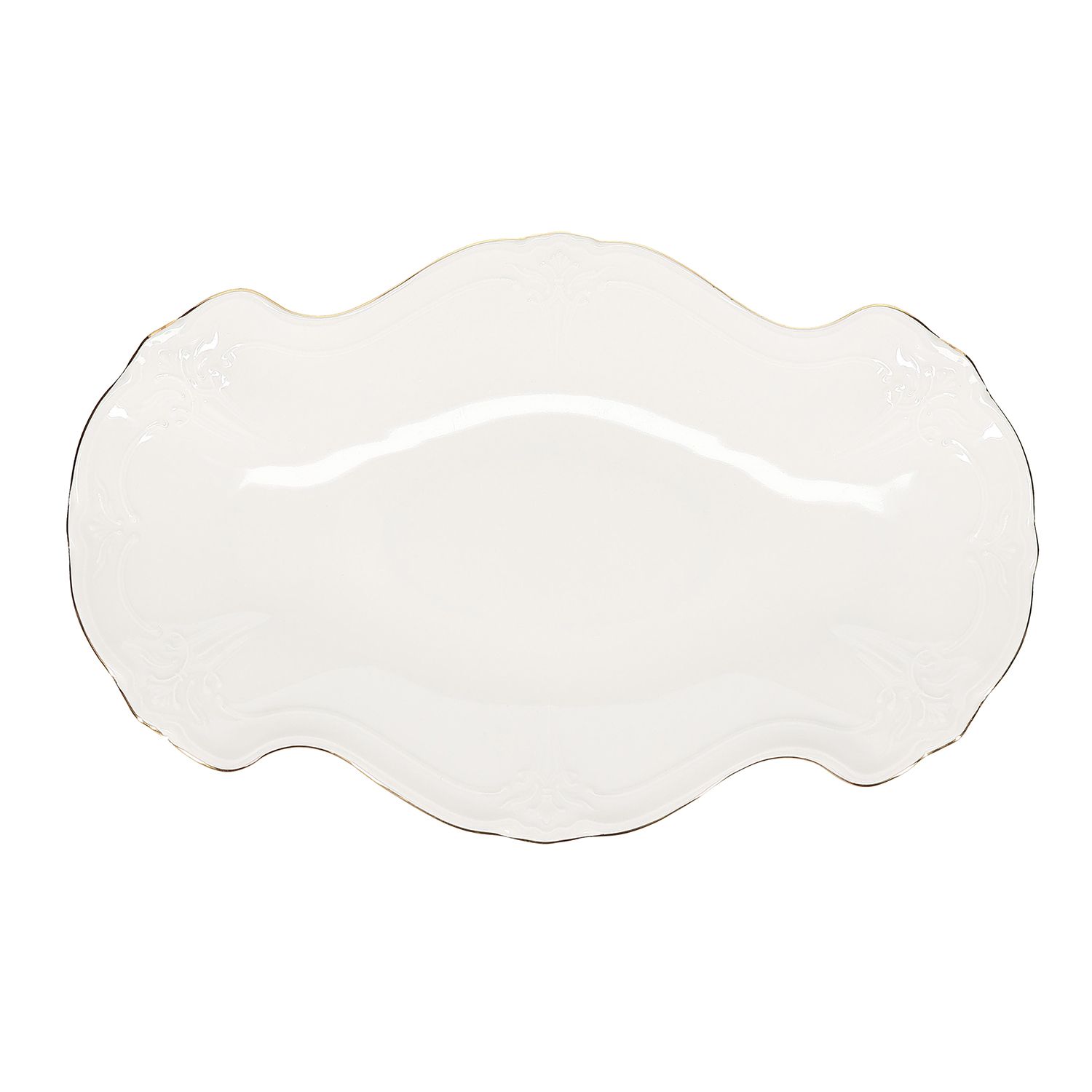 Retro Gold Serveerschaal 39 cm