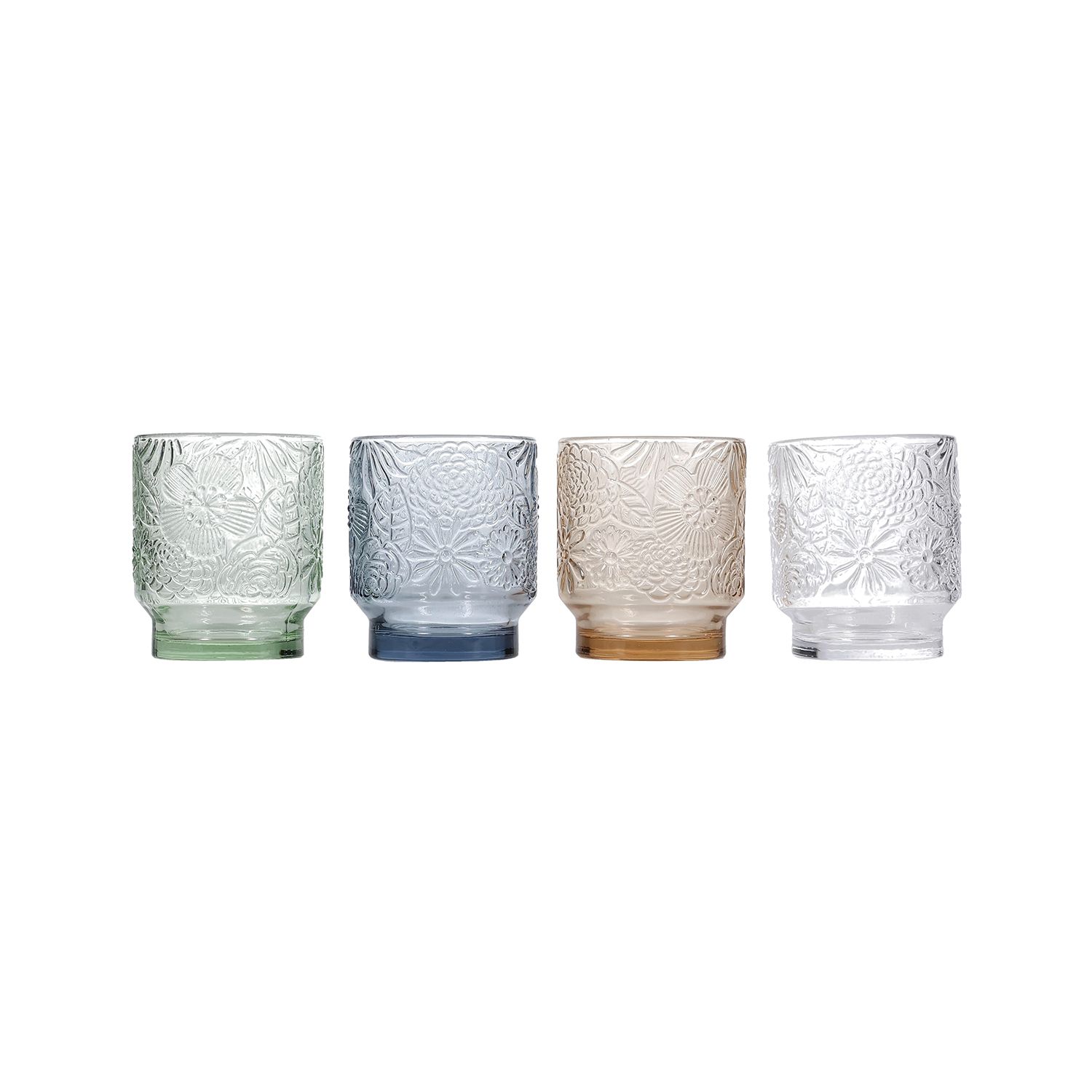Flora Glas Blauw 30 cl - Afbeelding 5