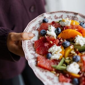 Alternative view of Cyril Burgundy Bord Ovaal 32,5 cm