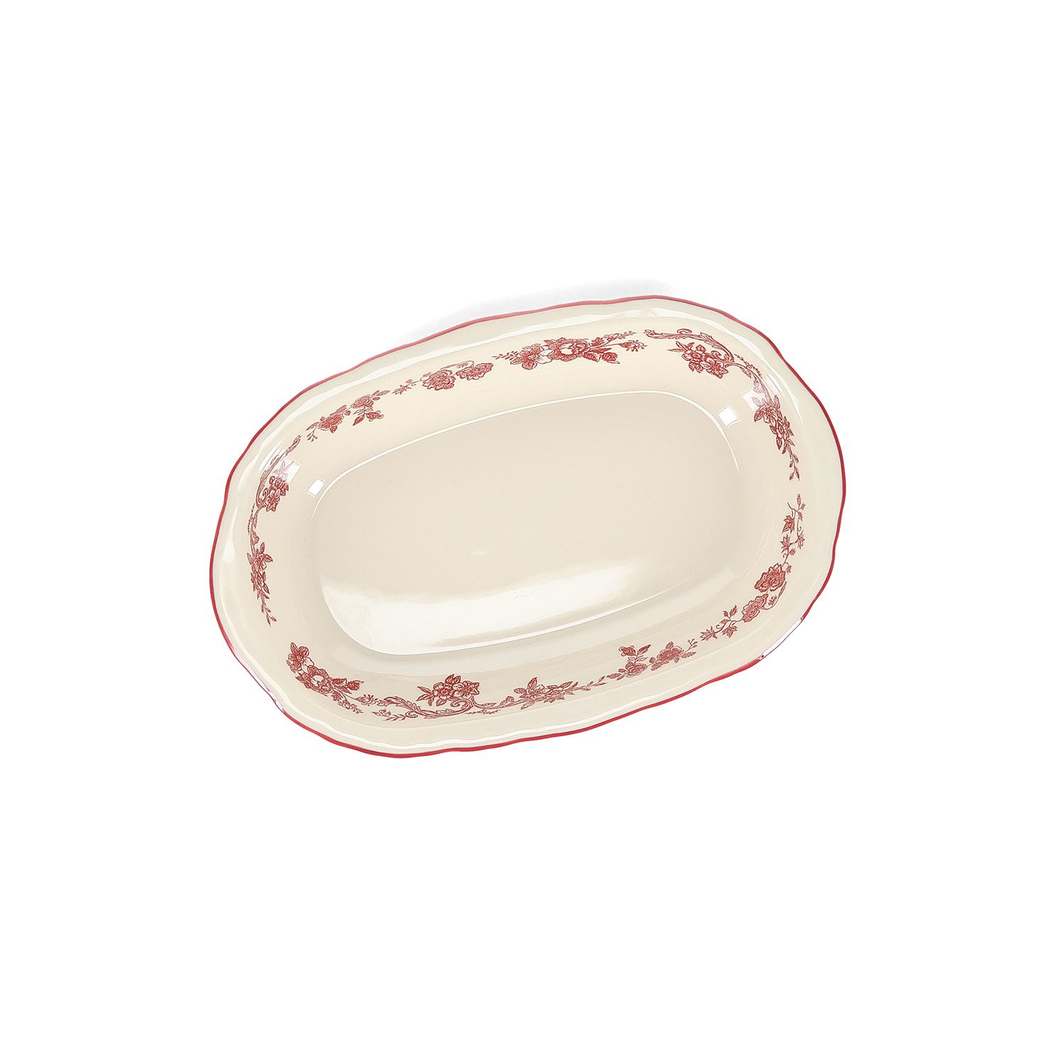 Cyril Burgundy Serveerschaal 26,5 cm - Afbeelding 3